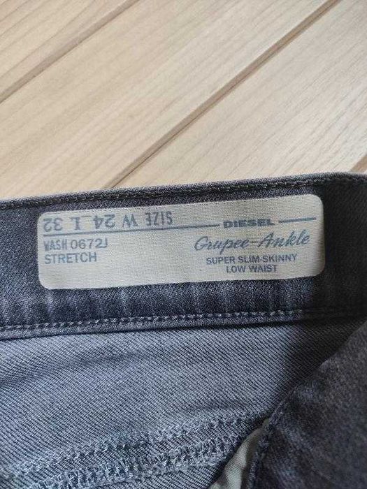 джинсы дизель diesel grupee ankle skinny wash 0672j тунис / 24w/32l