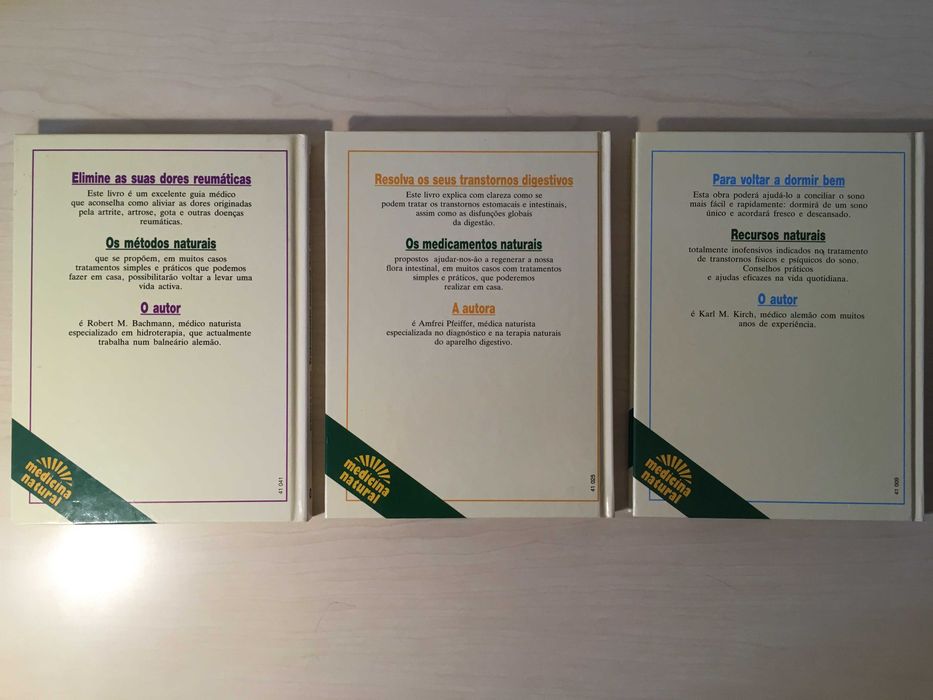 Col. Livros Tratamento Natural