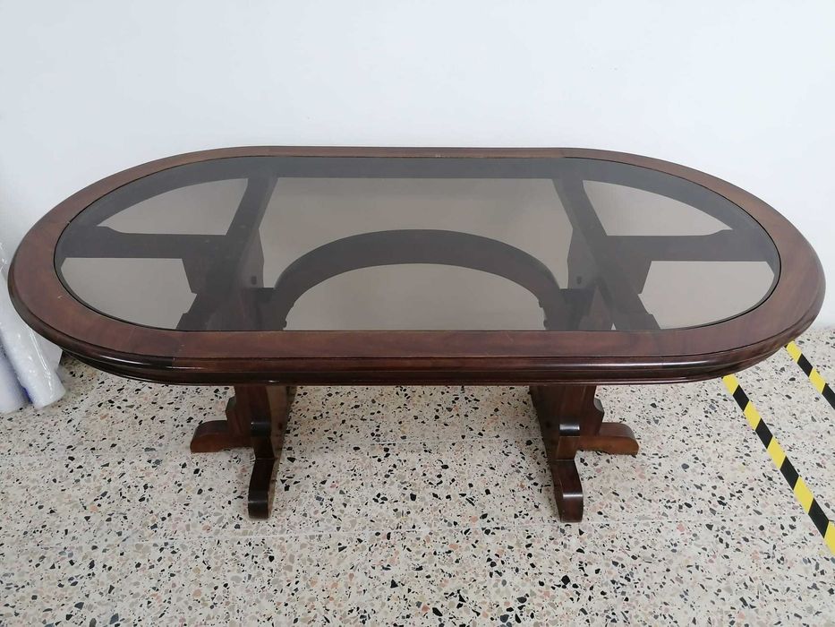 Mesa Sala Oval Madeira