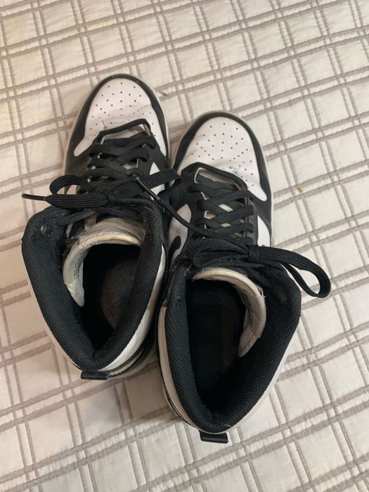 Кеди Nike Dunk High Black White Panda / кроссовки найк