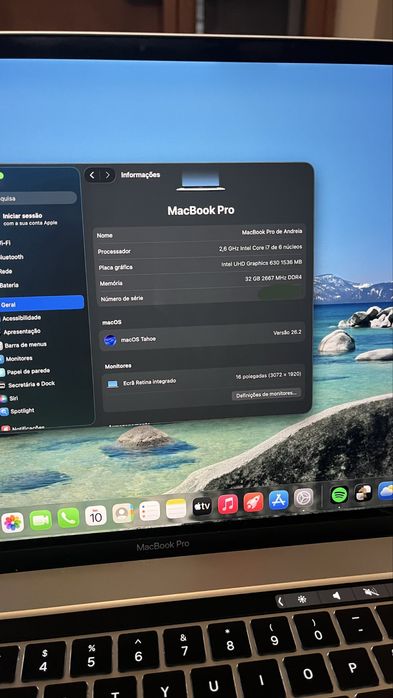 Macbook Pro 16” 2019 32Gb (Muito bom)