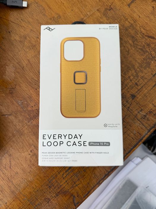 Peak Design Everyday Loop iPhone 15 Pro Case, Yellow64585405172995120