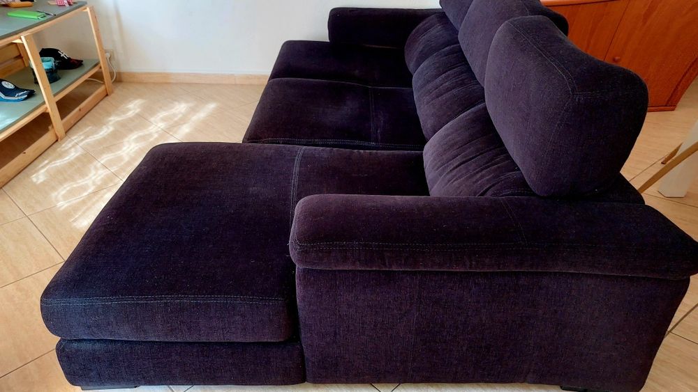 Sofá Chaise Longue 3 lugares