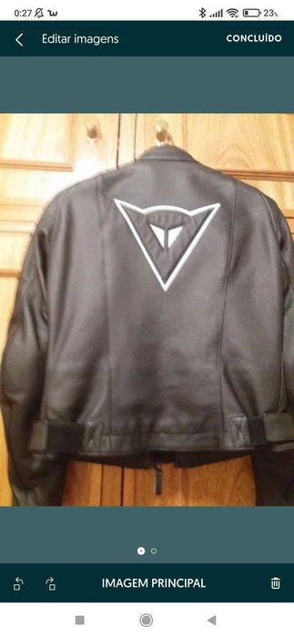 Blusão Dainese em pele