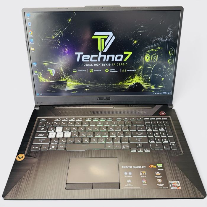 ASUS TUF Gaming A17 FA706N/17.3 144Гц IPS FHD матовий/AMD Ryzen 5 7535HS 3.3-4.6GHz/DDR5 16GB/SSD M2 512GB/nVidia GeForce RTX2050 4G