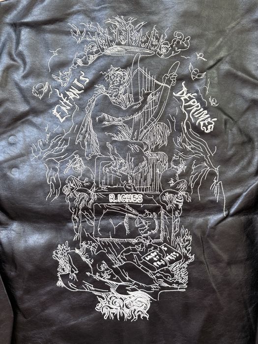 Leather Jacket ERD SS24 Black кожанка черная S M