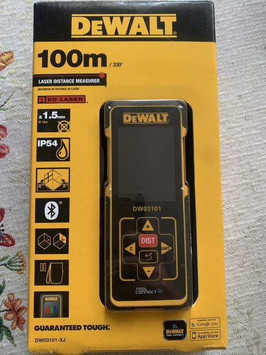 Далекомір лазерний DeWALT DW03101