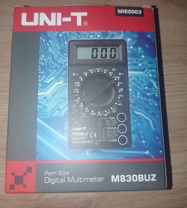 Multimetr UNIT M830BUZ digital multimeter nieużywany Czechowice