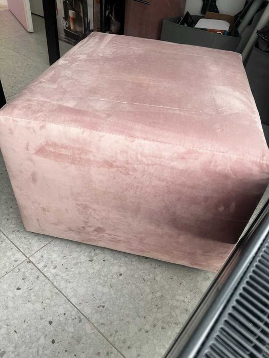 Pufa różowa 2 sztuki