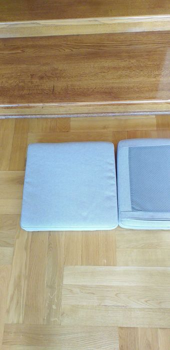 Okazja 3  piękne markowe szare  poduszki na krzesła HIT