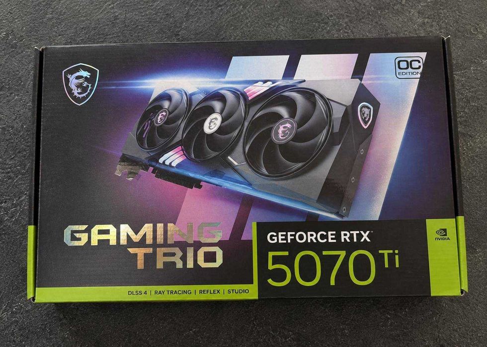 Відеокарта MSI GeForce RTX 5070 Ti 16G GAMING TRIO OC