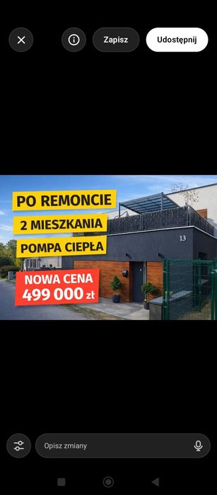 Dom jednorodzinny 227m dwa mieszkania