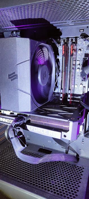 Komputer stacjonarny gamingowy NOWA obudowa/ do nauki i pracy RTX3060