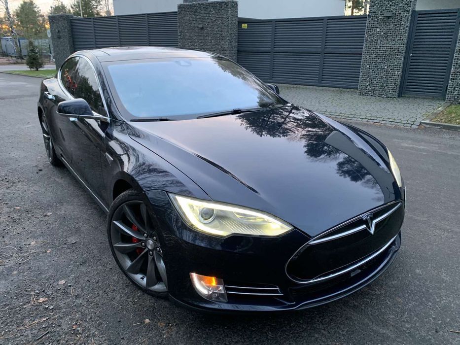Tesla S P85 D Pnevma 12 міс 2014 рік, Dark Blue