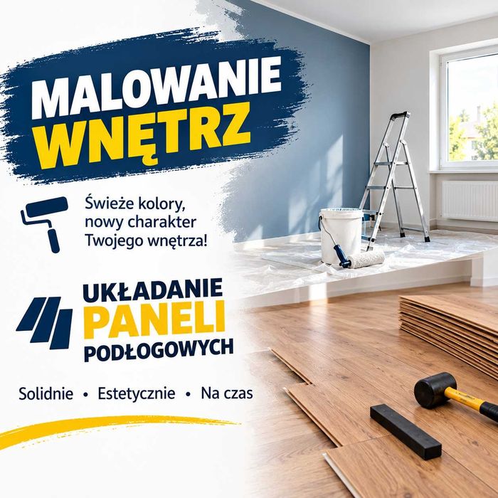 Malowanie - panele - gładz