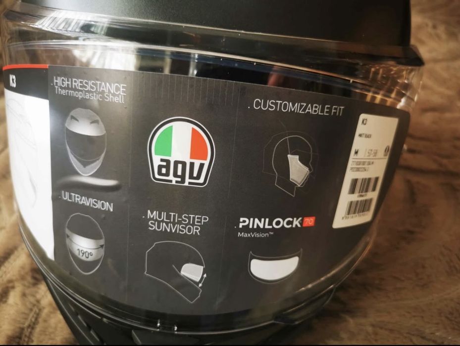 Capacete AGV K3 NOVO!
