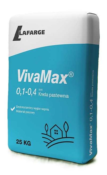 KREDA Pastewna/Wapno Viva Max 0,1-0,4 mm paleta 1000kg DOSTAWA GRATIS