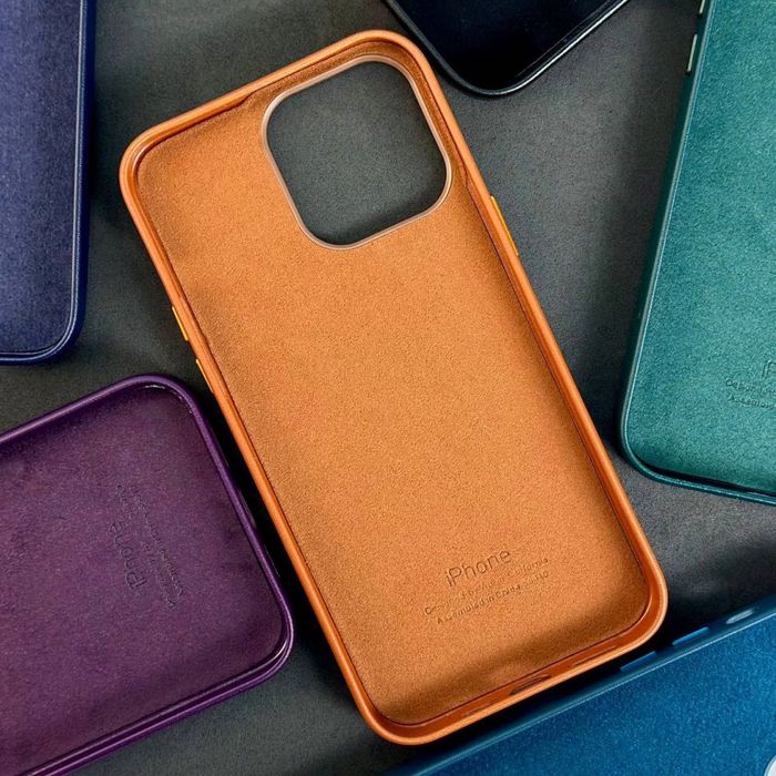 Шкіряний чохол Leather Case для iPhone 13 Pro Max | Чехол на Айфон