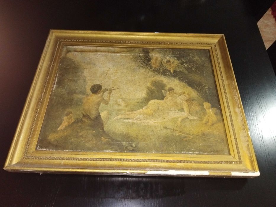 Pintura Tela Emoldurada