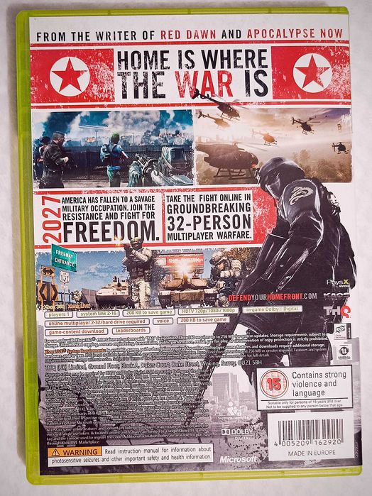 Homefront PL Napisy Xbox 360