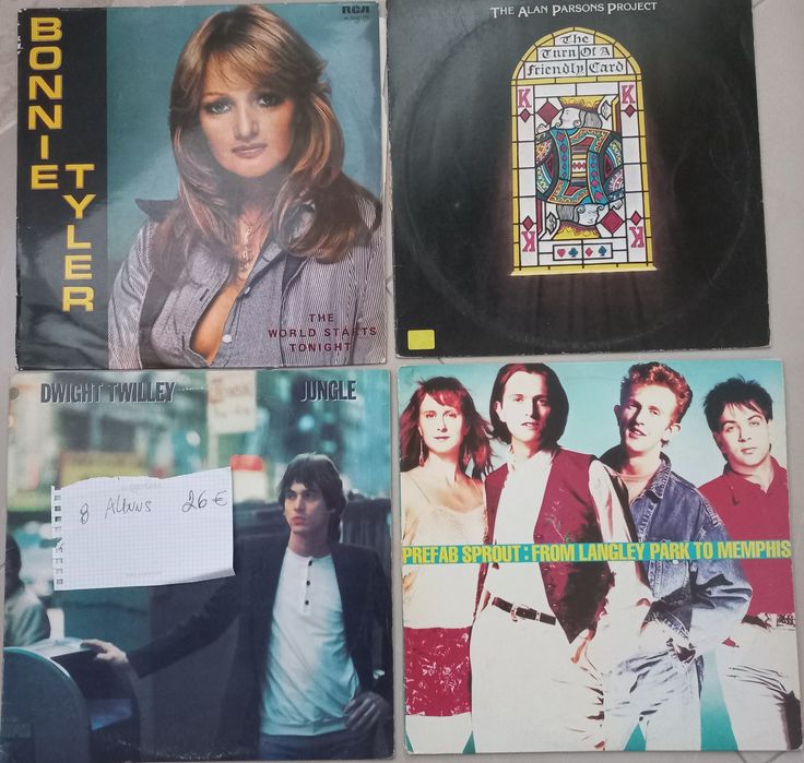 Pack de 8 lp em vinil very good