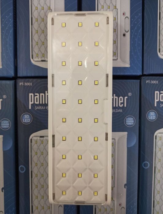 Фонарь Panther PT-3001 Led 30, лампа аккумуляторная