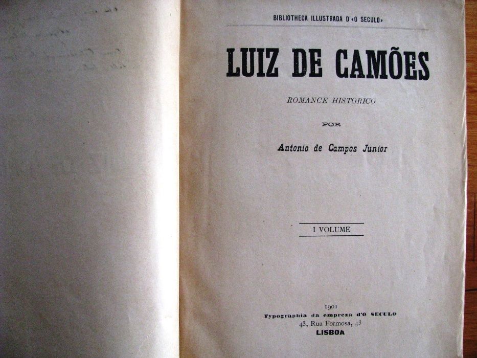 Luiz de Camões, romance histórico por António de Campos Júnior