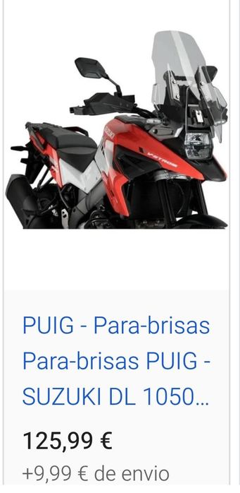 Vidro Puig para Suzuki 1050