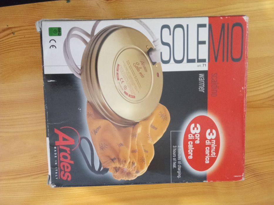Aparelho para aquecer superfícies acolchoada.