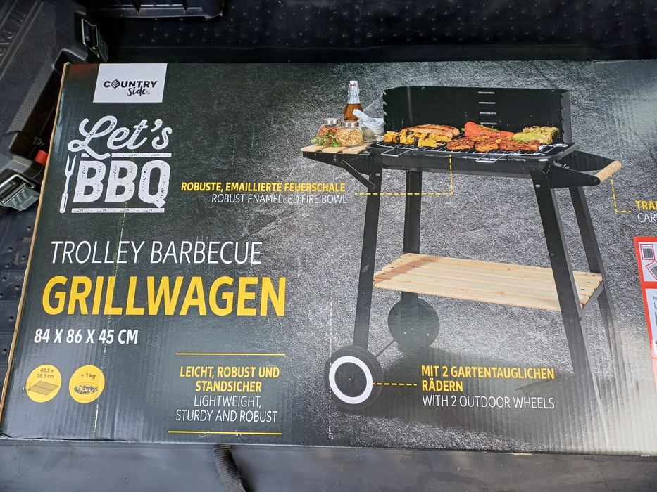 Grill węglowy duzy nowy