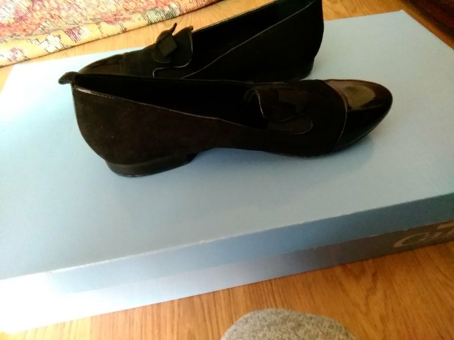 Туфли замшевые