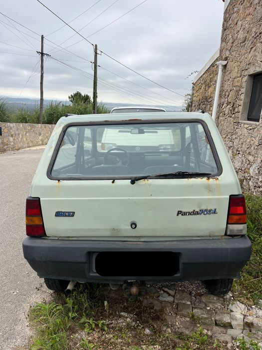 Fiat Panda 750 1986 - não anda, para peças ou restauração