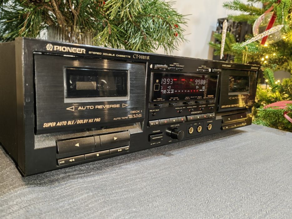 Magnetofon Deck Pioneer Ct-w851 Wysoki Model 100 %sprawny bardzo ładny