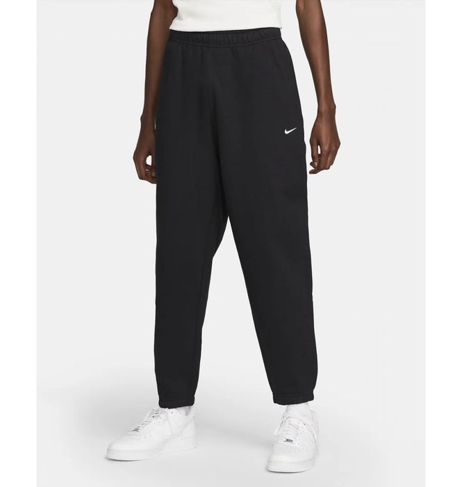 Штани чоловічі Nike Solo Swoosh Fleece Joggers Black оригінал DX1364-010