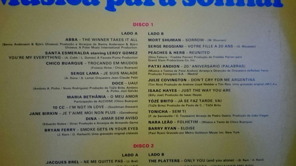 Vinil - Vários Lps - vários artistas