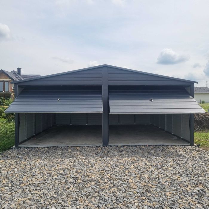 Garaż blaszany 6x6 / 6x5 / 6x5.8