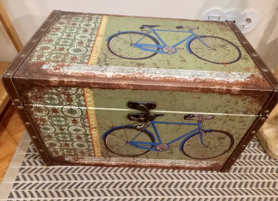 Baú Gato Preto vintage