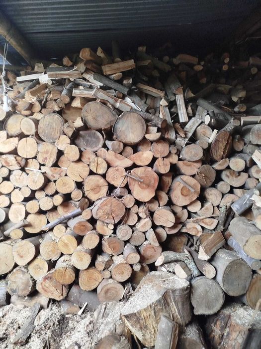 Lenha de eucalipto, acácia, carvalho seca