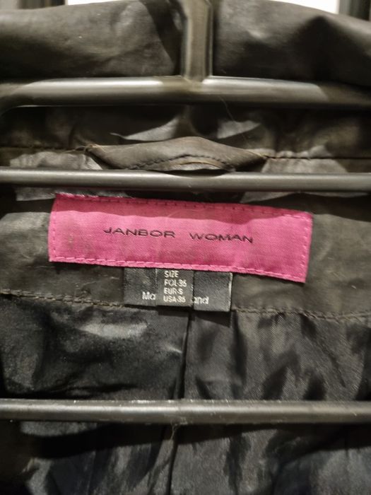 Kurtka damska czarna woskowana S/36