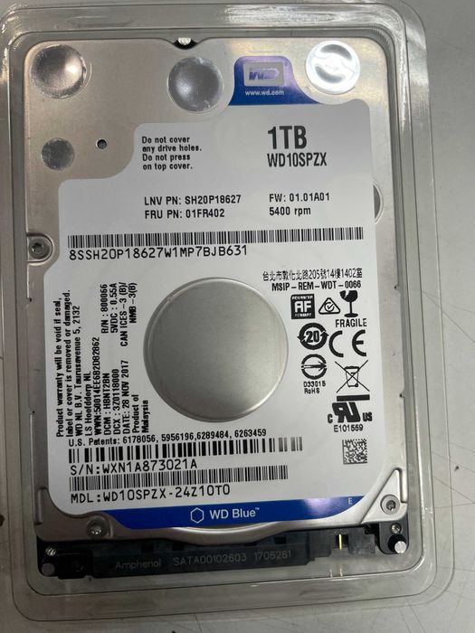 Dysk Twardy  HDD 2.5'' WD WD10SPZX 1TB SATA3
