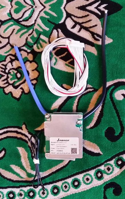 Смарт БМС 50 Ампер BMS JBD 7S-14S SP14S004 V1.6 с блютузом