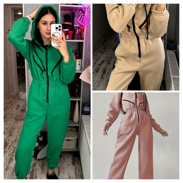 Комбинезон женский зимний осенний на флисе жіночий комбінезон на флісі