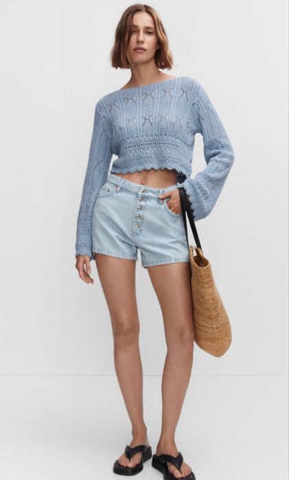 Джинсовые шорты Mango