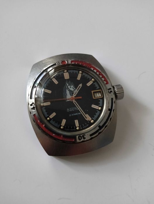 Wostok komandirski beczka konik CCCP automatic