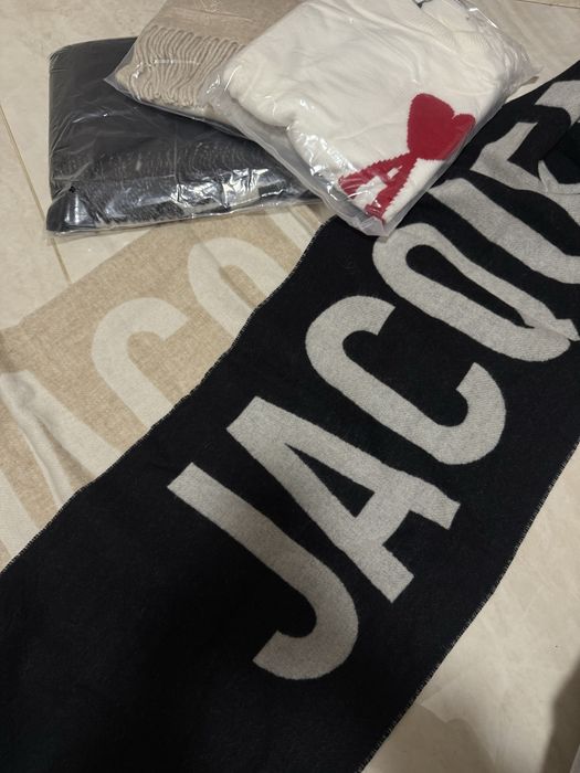 Шерстяний шарф JACQUEMUS довгий теплий шарф