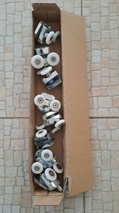 8 rodízios para cabine de duche