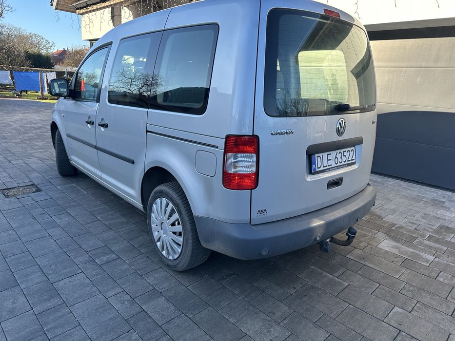 Volkswagen Caddy life 1.9tdi, 2009r, 217tys km, klima, 2x rozsuwane