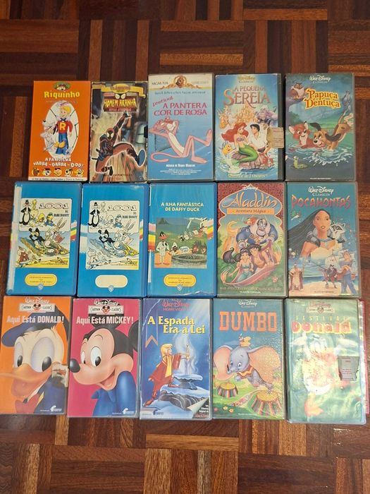 Conjunto VHS + Dvd + PC