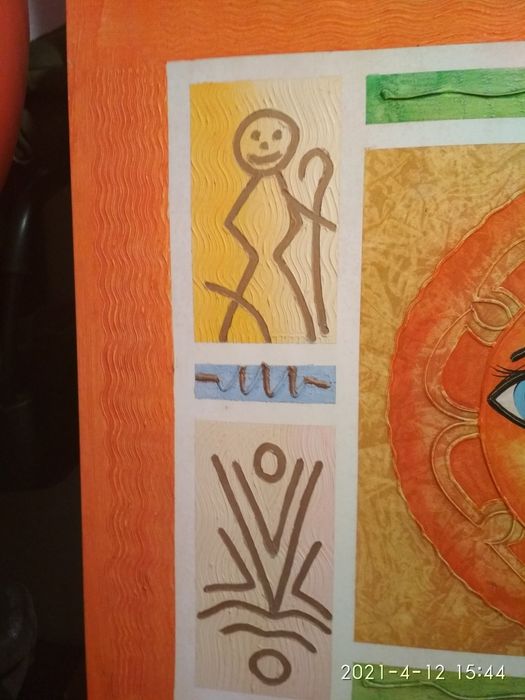 Quadro pintado a mão