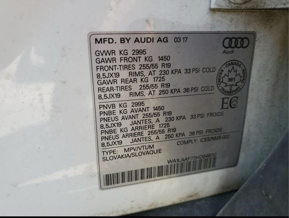 Audi Q7 4M LS9R CRE розборка запчастини 2015-2024р шрот запчастя